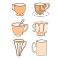 Vector illustration a cup.